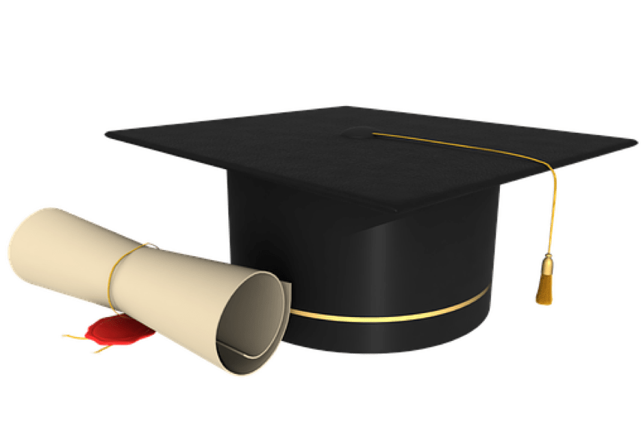 graduation hat and certificate graduation hat and certificate